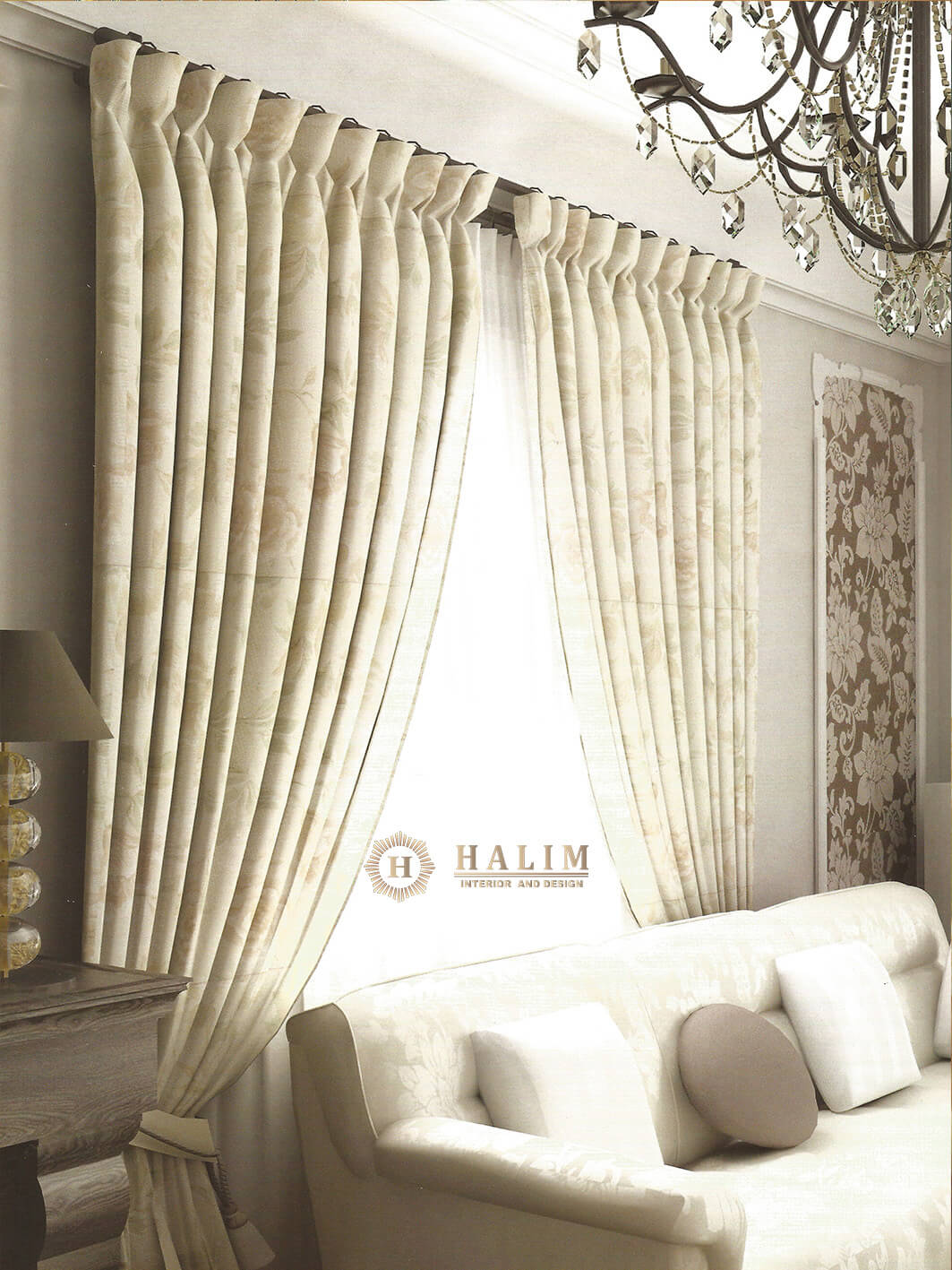 Halim Interior modern furniture contemporer american style minimalist european classic surabaya Curtain 6 1