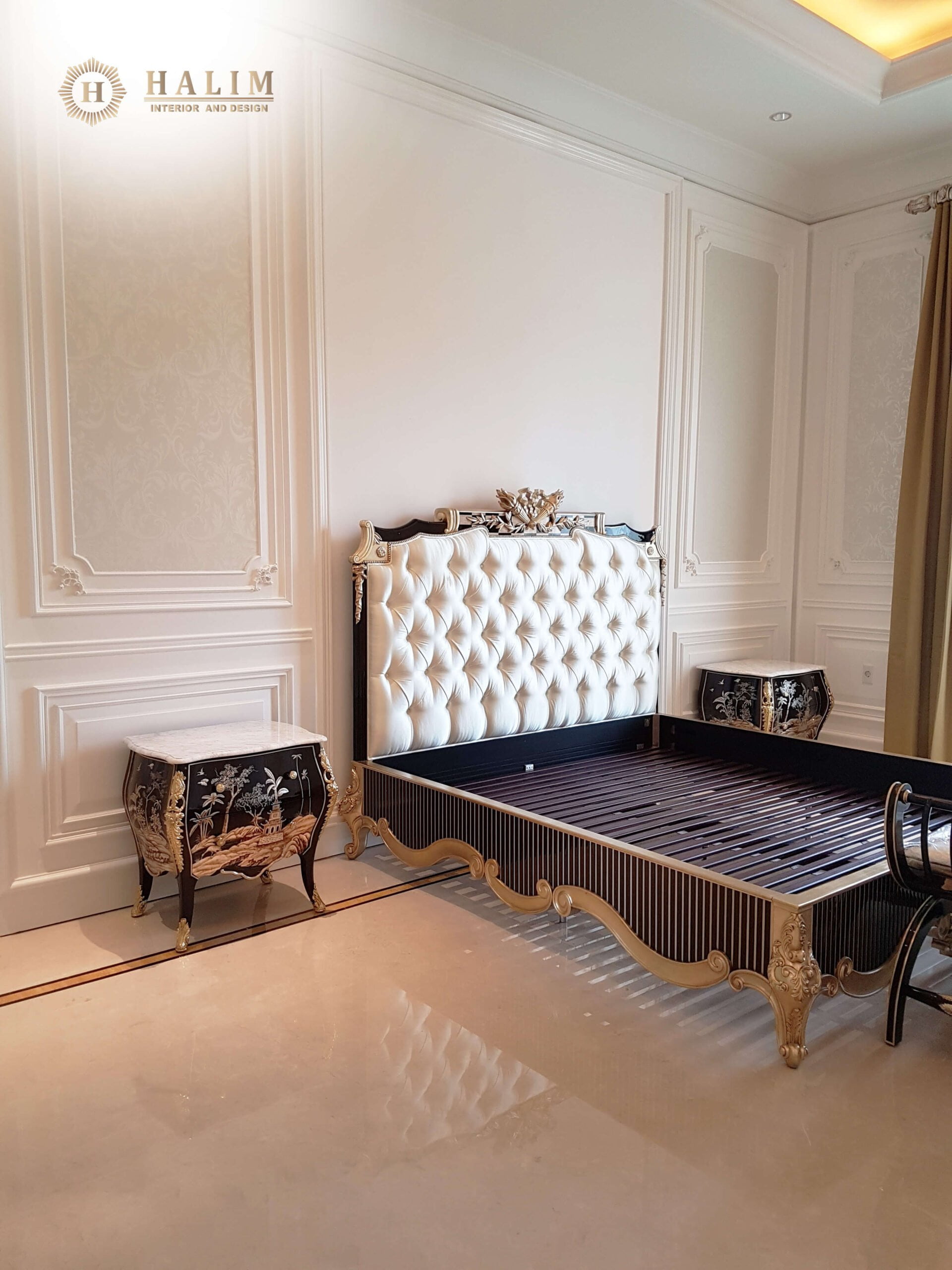 Halim Interior modern furniture contemporer american style minimalist european classic surabaya Kertajaya 5. Master Bedroom lt 1 scaled