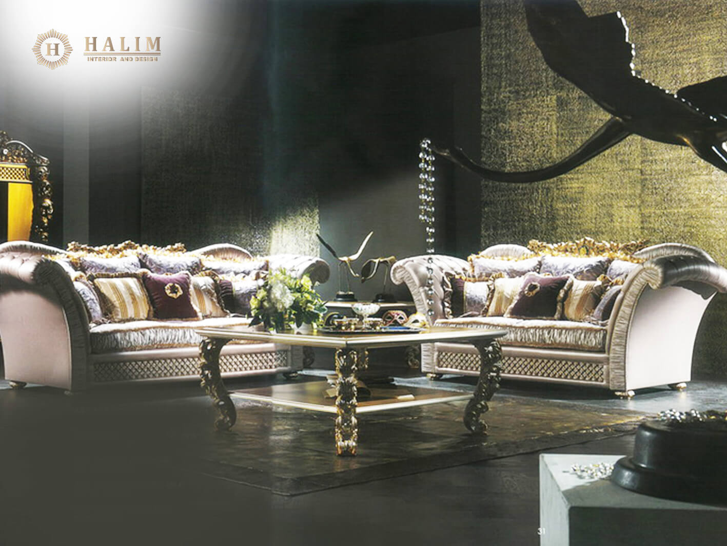Halim Interior modern furniture contemporer american style minimalist european classic surabaya Sofa 10000 15