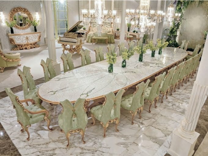 Halim Interior modern furniture contemporer american style minimalist european classic surabaya product classic Classic Dining Set