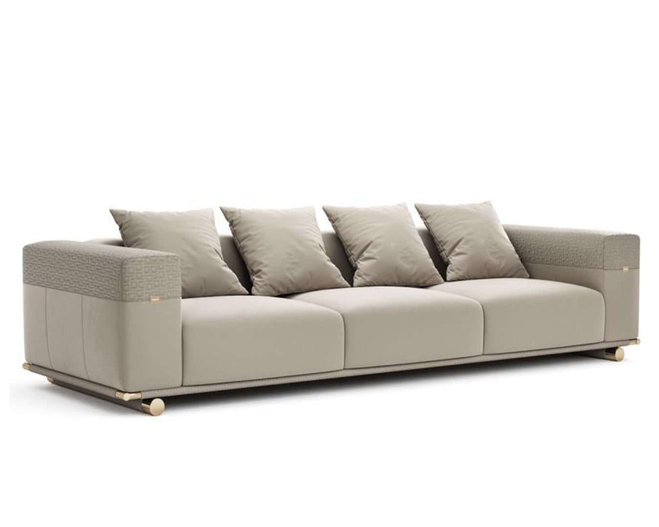 brown Modern Minimalis comfortable sofa 2 seats