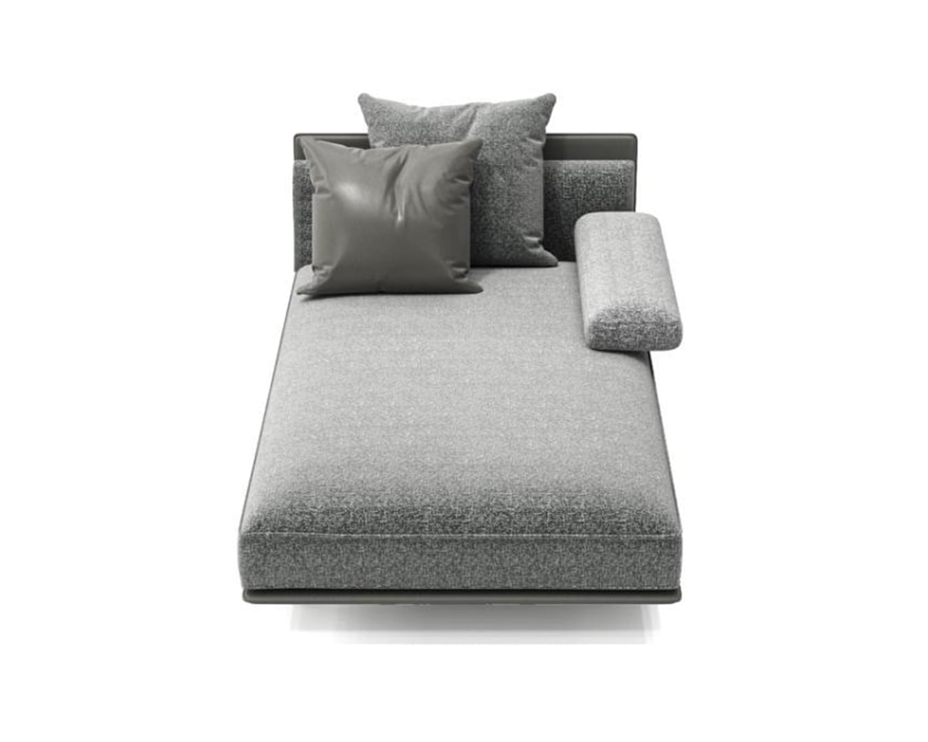 Sofa modern minimalis set grey long couch