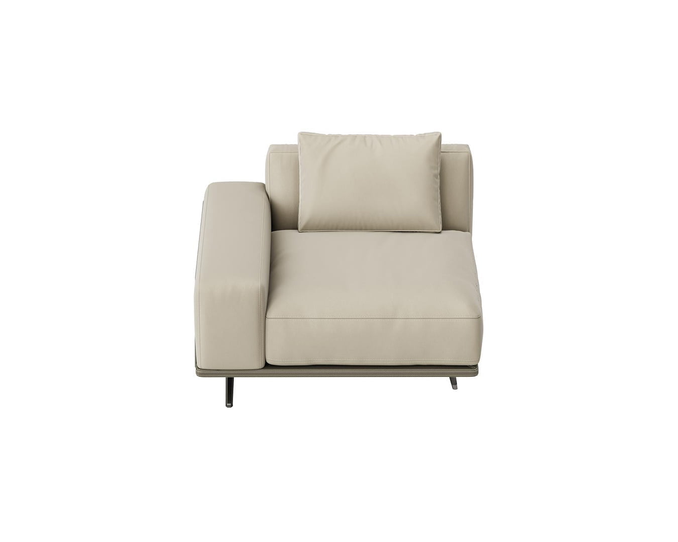 modern minimalis sofa left side beige