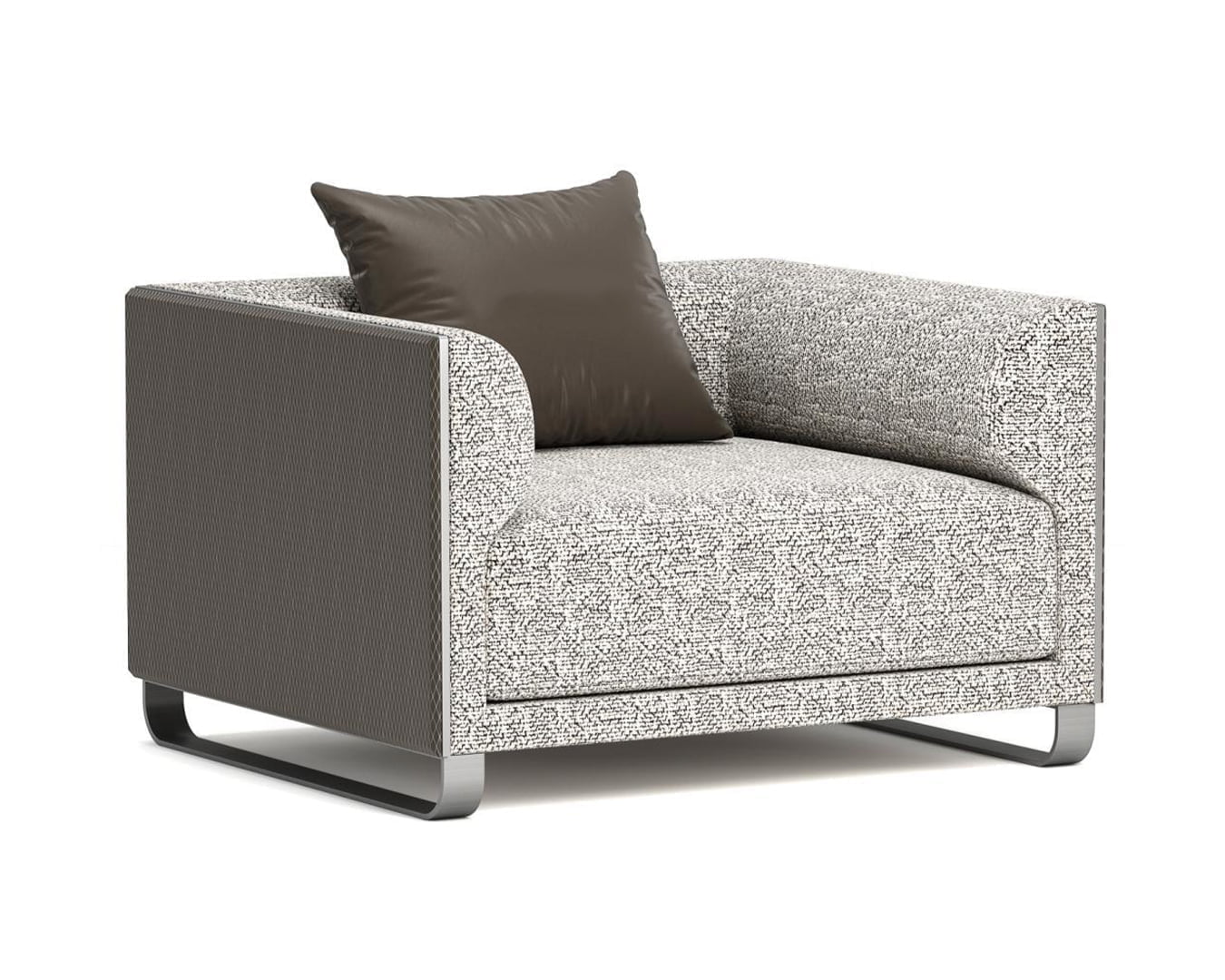 minimalis sofa brown and beige single seats