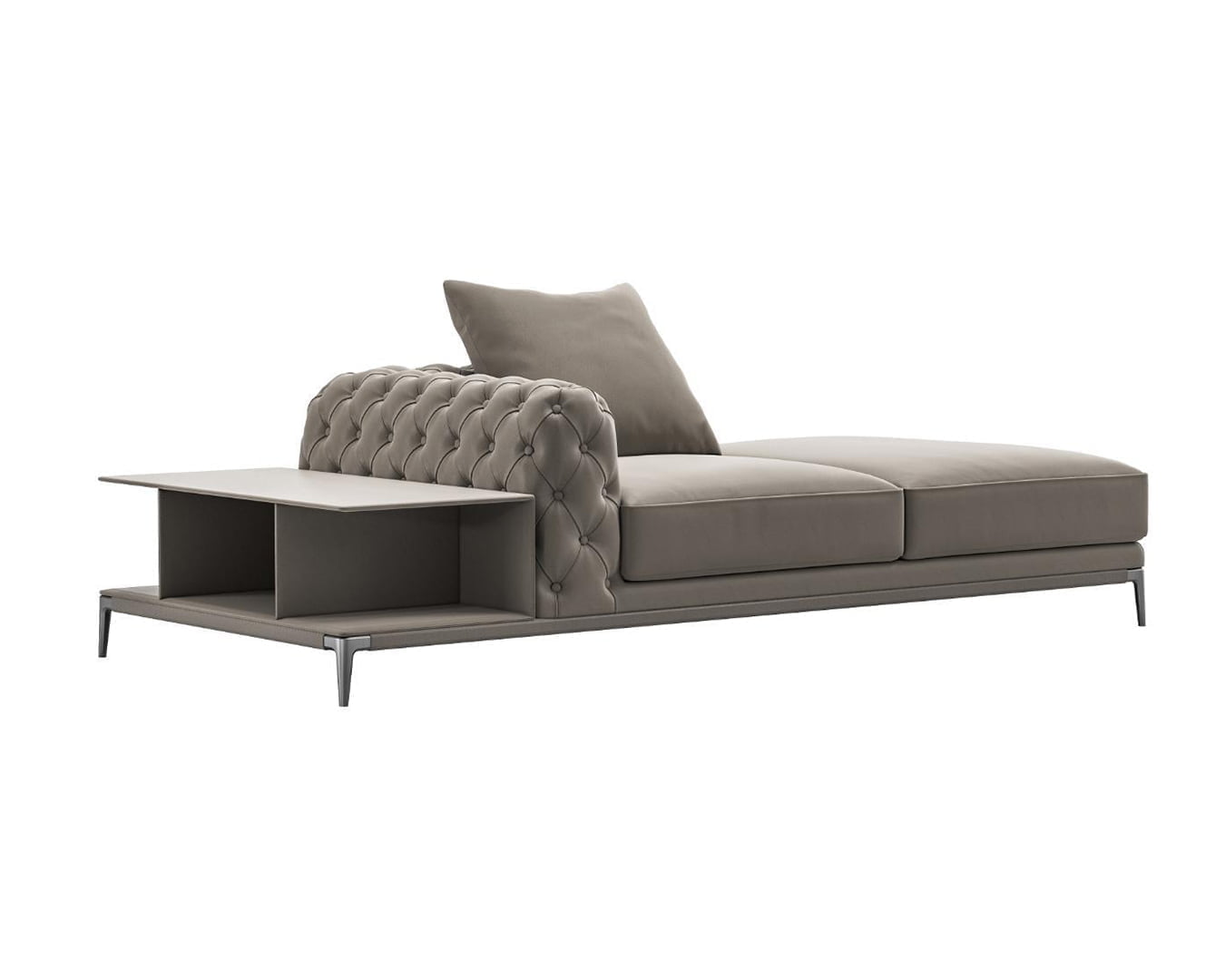 light brown sofa minimalis right side