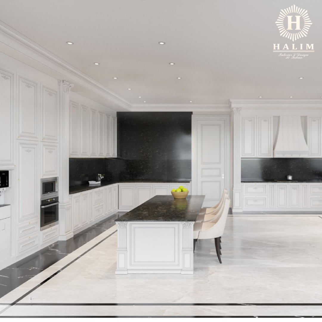 Design Interior Mewah Kitchen Set by Halim Interior & Design