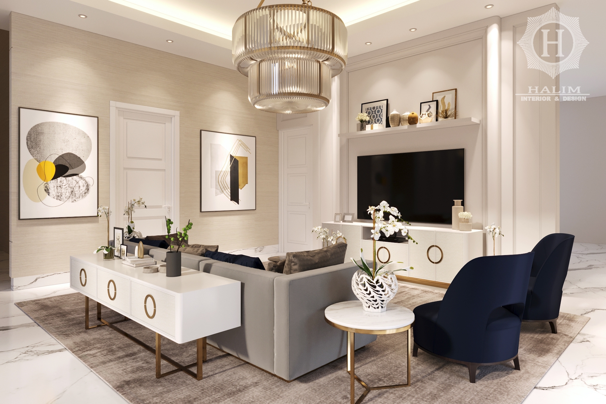 Desain Interior Mewah di Surabaya: Wujudkan Hunian Elegan Bersama Halim Interior & Design