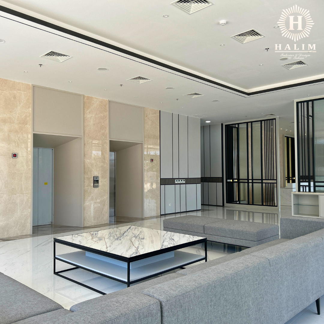 Design Interior Mewah Ruang Perkantoran by Halim Interior & Design