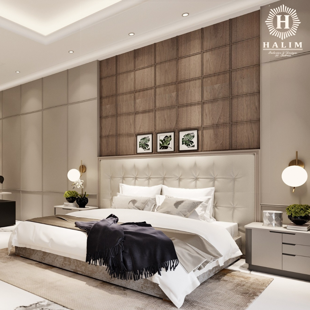 Design Interior Mewah Ruang Kamar Tidur by Halim Interior & Design