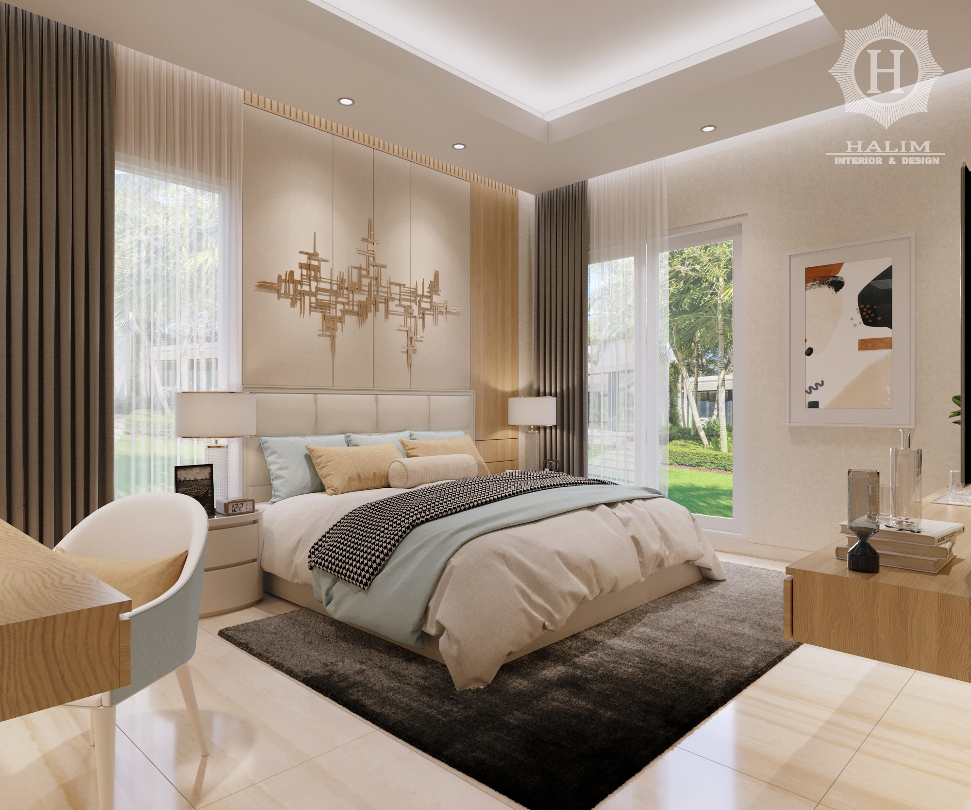 Desain Interior Rumah Minimalis Modern Elegan | Halim Interior